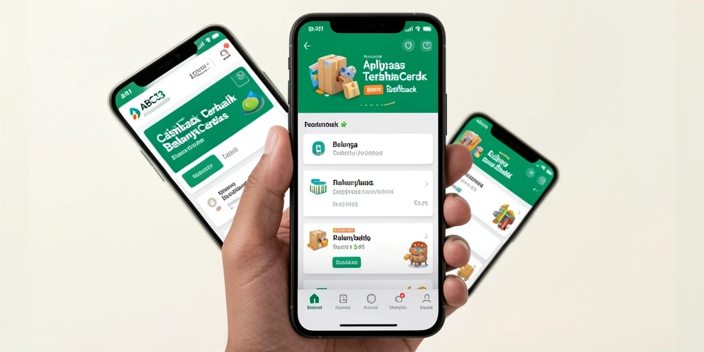 Tampilan antarmuka ABC33 dengan pilihan cashback yang menarik.