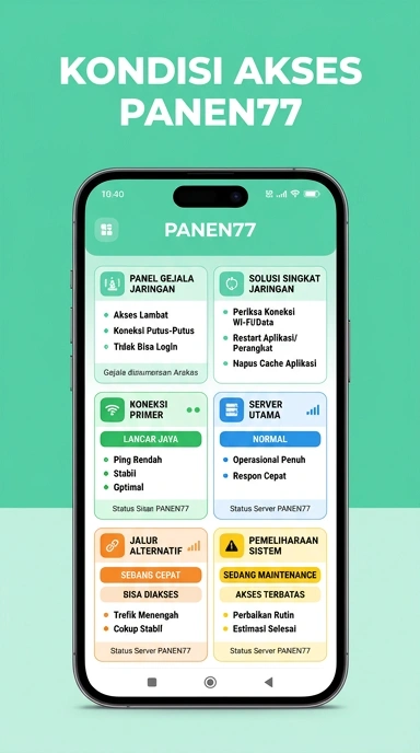 Tampilan link alternatif panen77